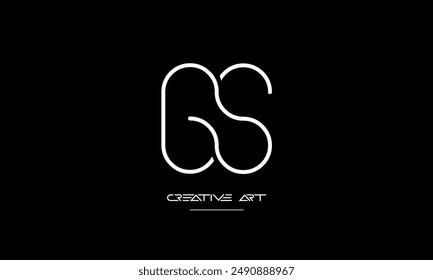 GS, SG, G, S abstract letters logo monogram