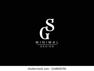 GS, SG Initial Letter Logo design vector template, Graphic Alphabet Symbol for Corporate Business Identity