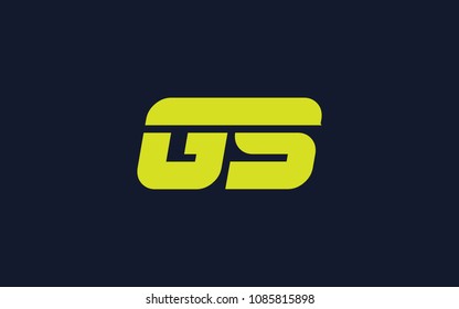 GS SG Letter Initial Logo Design Template
