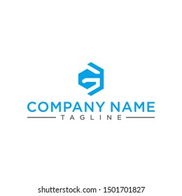 G-shaped creative design lines are very simple and hexagon-shaped