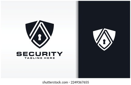 GShield security with lock symbol. Protection, safety, password security vector icon illustration. Firewall access privacy sign. Lock security icon for login page. Website guard emblem.