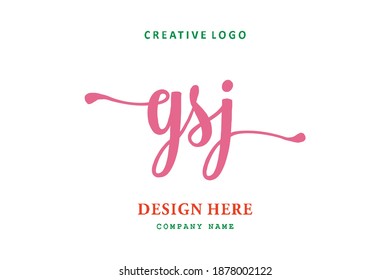 GSJ lettering logo is simple, easy to understand and authoritative