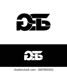 GSL letter monogram logo design vector