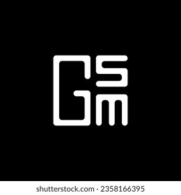 GSM letter logo vector design, GSM simple and modern logo. GSM luxurious alphabet design  