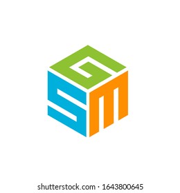 Gsm Logo Design Vector Sign Template: เวกเตอร์สต็อก (ปลอดค่าลิขสิทธิ์ 