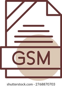 GSM New Icon Design Creative
