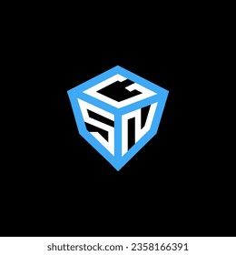 GSN letter logo vector design, GSN simple and modern logo. GSN luxurious alphabet design  