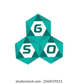 GSO creative minimalist letter logo. GSO unique vector initials alphabet letter logo design
