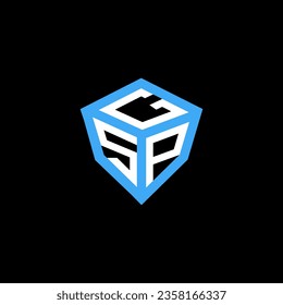 GSP letter logo vector design, GSP simple and modern logo. GSP luxurious alphabet design  