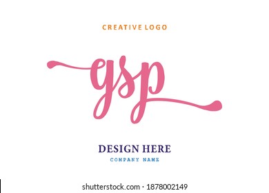 GSP lettering logo is simple, easy to understand and authoritative