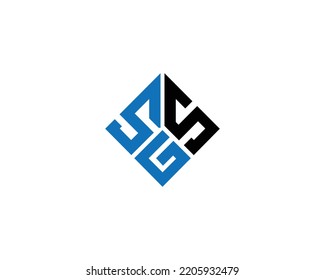 GSS And SSG Initial Logo Design Vector Graphic Idea Creative Modern Template.