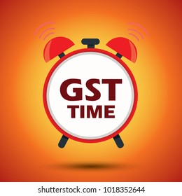 GST. Good and Services Tax concept. GST tax