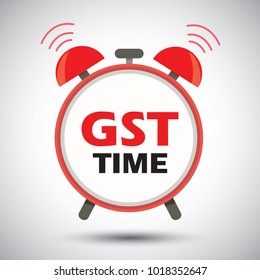 GST. Good and Services Tax concept. GST tax