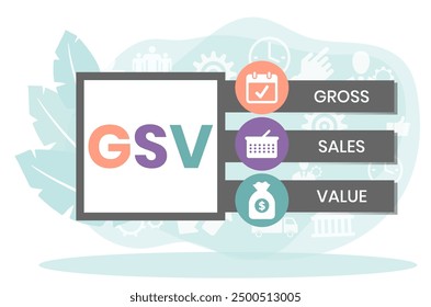 GSV - Bruttoverkaufswert Akronym, Geschäftskonzept Hintergrund
