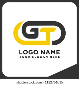 GT initial logo template vexctor