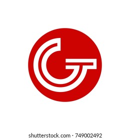 gt letter logo