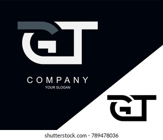GT Letter Logo Design Template