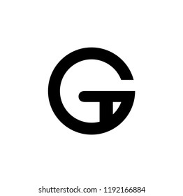 Gt Letter Vector Logo Stock Vector (Royalty Free) 1192166884 | Shutterstock