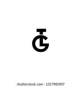 gt letter vector logo