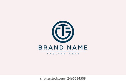 GT logo Design Template Vector Graphic Branding Element.