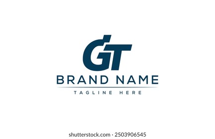 GT logo Design Template Vector Graphic Branding Element.