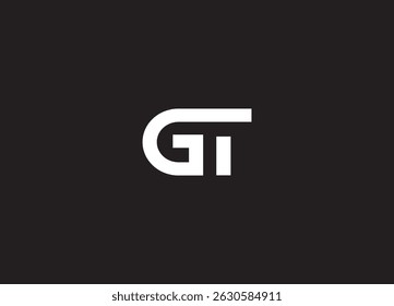 GT logo desing and monogram logo
