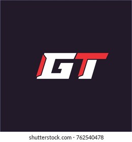 Gt Logo Vector Stock Vector (Royalty Free) 762540478