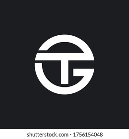 GT logo vector icon illustration design