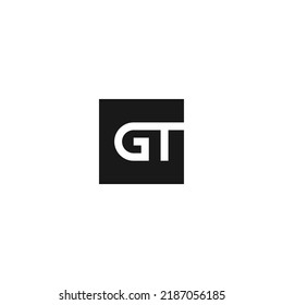 GT monogram logo inside square frame.