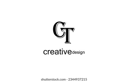GT TG CREATIVE LOGO DESIGN BRAND LOGO 