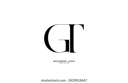 GT, TG, G, T, Abstract Letters Logo Monogram