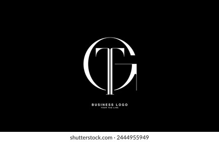 GT, TG, G, T, Abstract Letters Logo Monogram