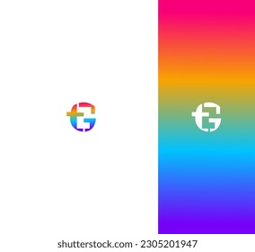 GT, TG letter modern branding logo