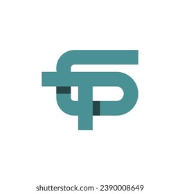 GT or TG Letter Monogram Logo. GT TG initials logo for financial business