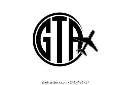 Vector de diseño del logotipo del círculo de la agencia de viajes y del tour por la agencia de viajes. hajj Umrah agencia, abstract, agencia de turismo, guía turística, emiratos, aerolíneas, vuelo en avión, negocios, monograma, marca, empresa