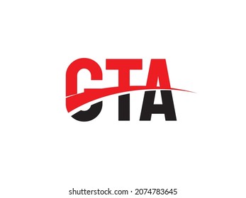 Letra GTA Ilustración del vector de diseño del logotipo inicial