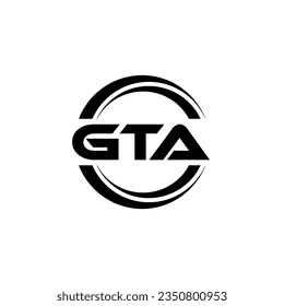 GTA Logo Design, Inspiration for a Unique Identity. Modern Elegance and Creative Design. Watermark Your Success with the Striking this Logo.