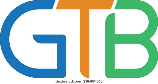 GTB Logo Design Template Free Vector