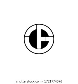 Gtf Letter Original Monogram Logo Design Stock Vector (Royalty Free ...