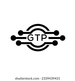 GTP letter logo. GTP best white background vector image. GTP Monogram logo design for entrepreneur and business.	
