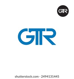 GTR Logo Letter Monogram Design