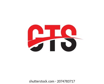 GTS Letter Initial Logo Design Vector Illustration