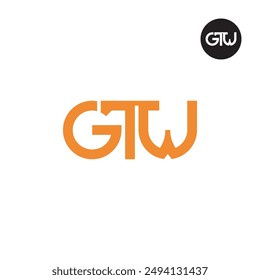 GTW Logo Letter Monogram Design