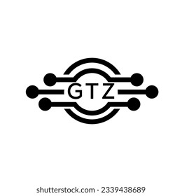 GTZ letter logo. GTZ best white background vector image. GTZ Monogram logo design for entrepreneur and business.	
