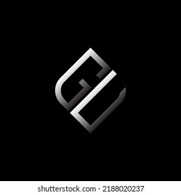 GU letter logo creative design with vector graphic
