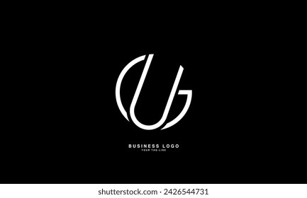 GU, UG, G, U, Abstract Letters Logo Monogram