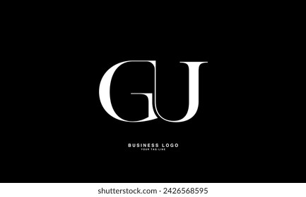 GU, UG, G, U, Abstract Letters Logo Monogram