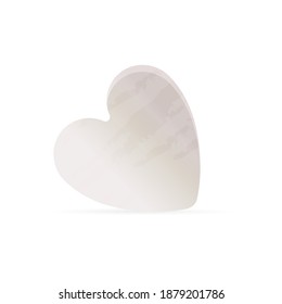 Gua Sha Stone with Marble Texture in Heart Shape for Beauty Facial Massage Therapy. Skin Care Anti-Aging Tools. Modern Flat Vector Illustrations. Social Media Ads.
