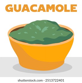 dia de guacamole com guacamole delicioso, comida deliciosa do méxico