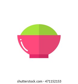 guacamole icon. vector illustration